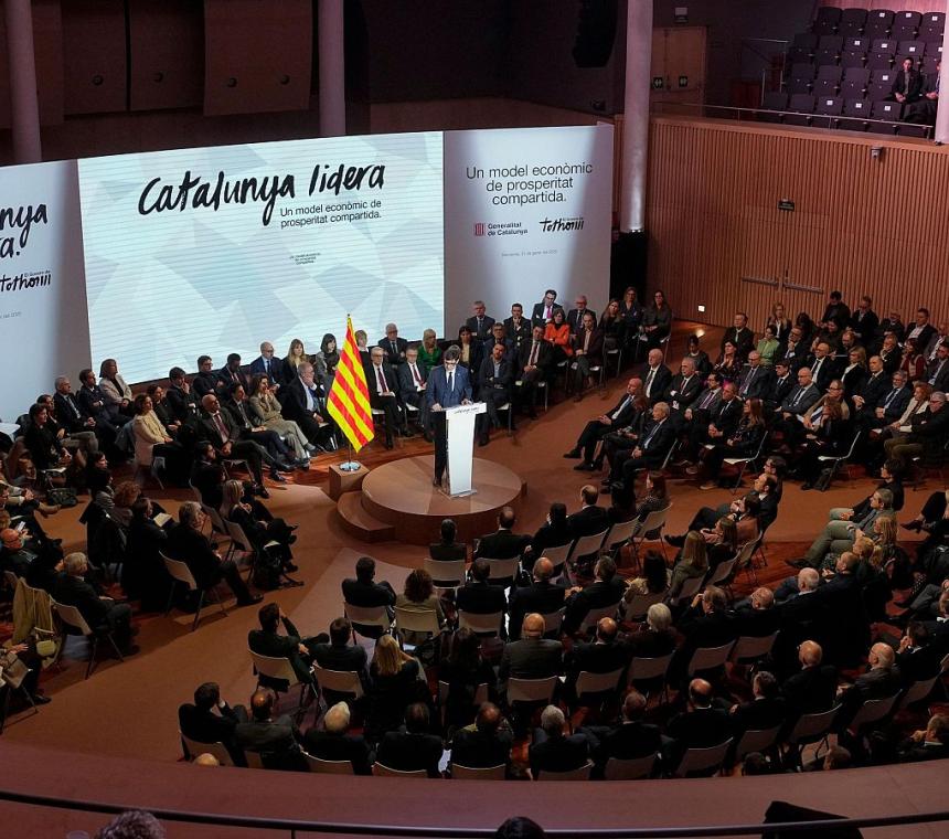 El Secretari General de la Federació Catalana de Donants de Sang assisteix a l'acte "Catalunya lidera"