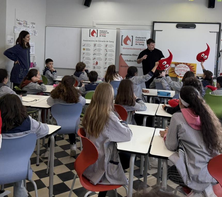 Sensibilització sobre la Donació de Sang a l'Escola Pia de Tàrrega