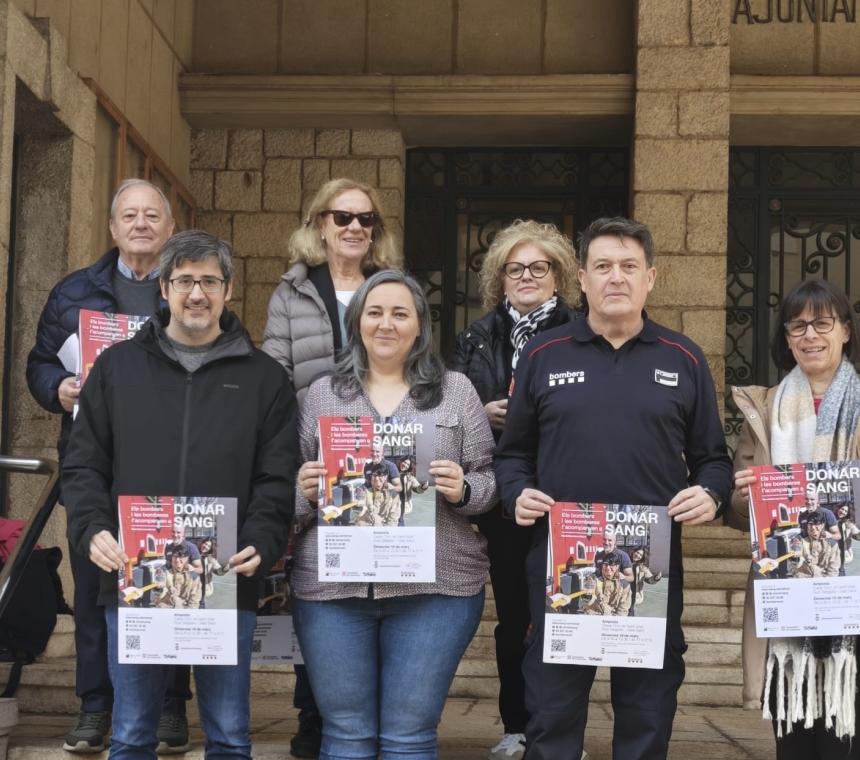 Els Bombers d’Amposta se sumen a la donació de sang per onzè any consecutiu