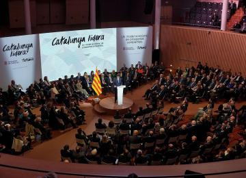 El Secretari General de la Federació Catalana de Donants de Sang assisteix a l'acte "Catalunya lidera"