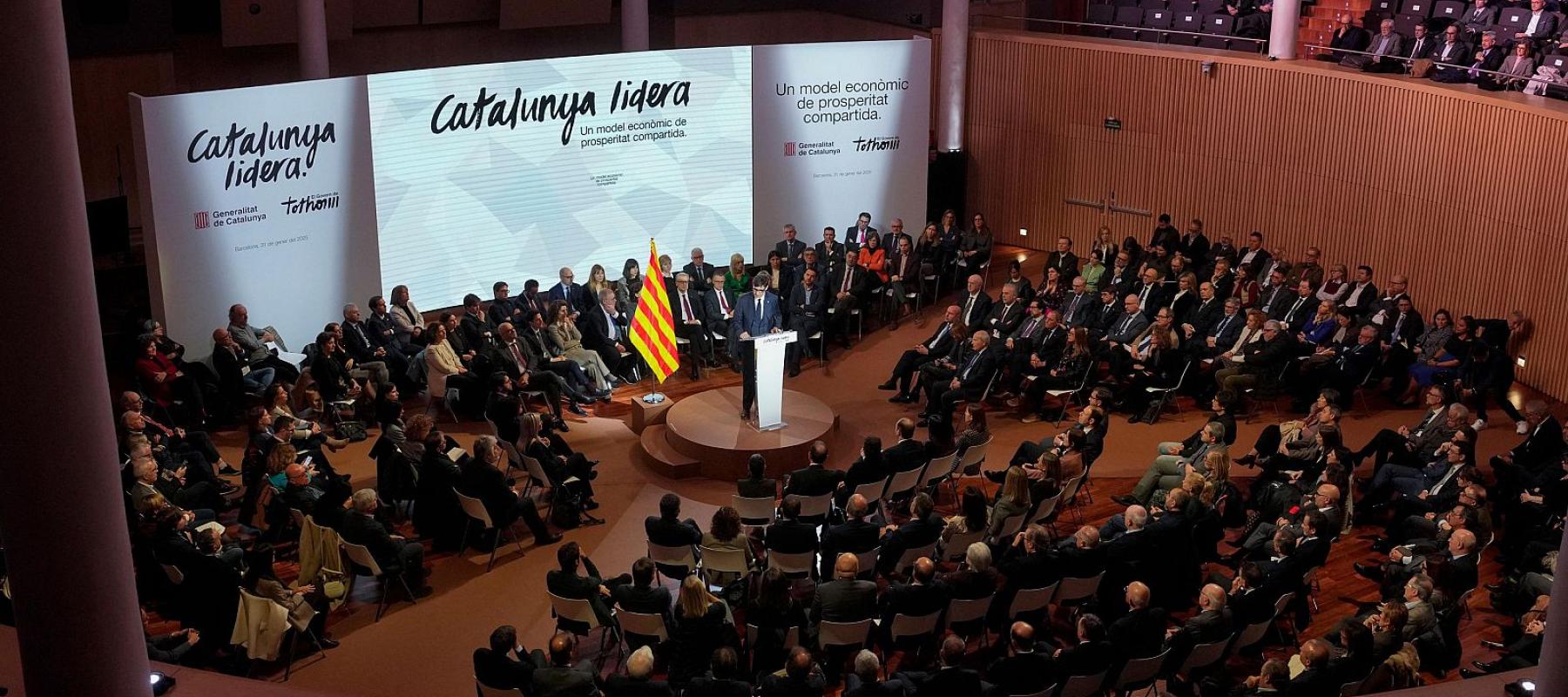 El Secretari General de la Federació Catalana de Donants de Sang assisteix a l'acte "Catalunya lidera"