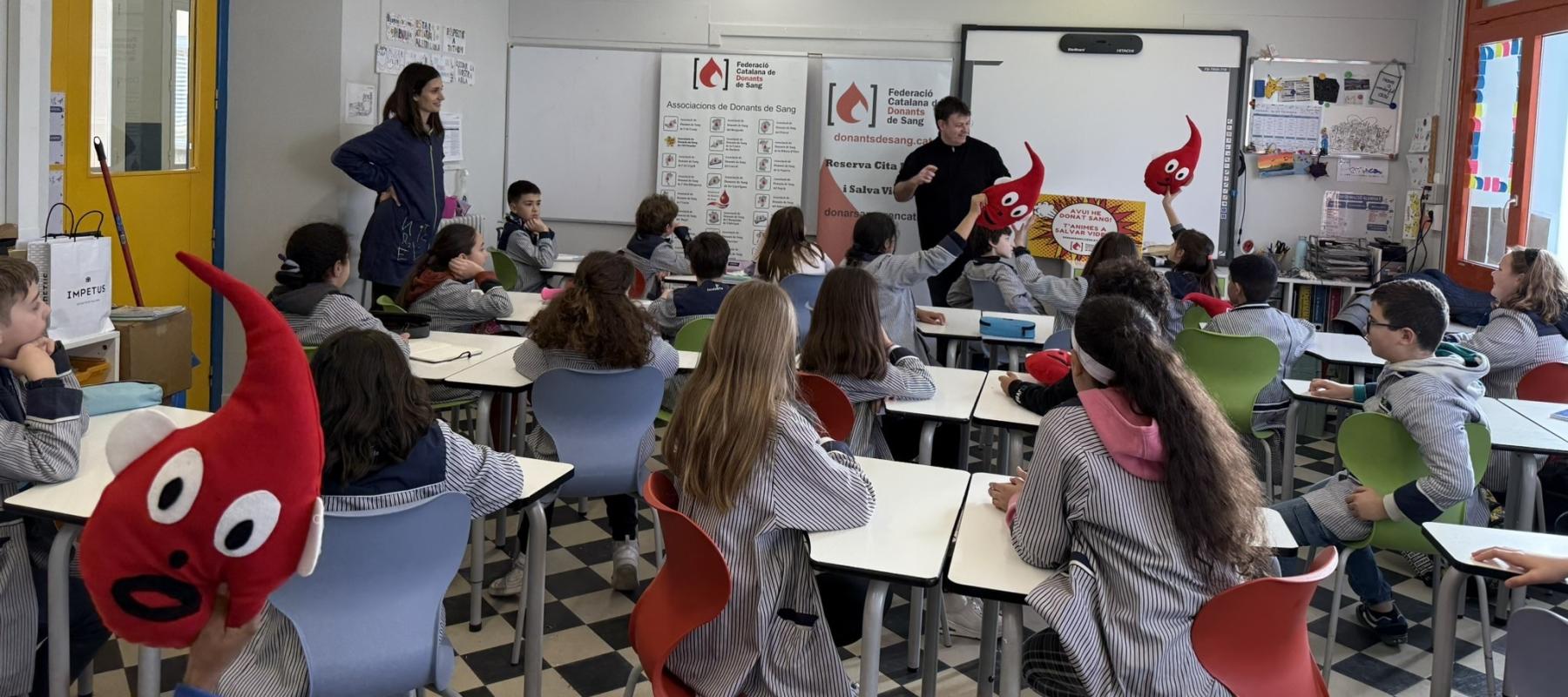 Sensibilització sobre la Donació de Sang a l'Escola Pia de Tàrrega