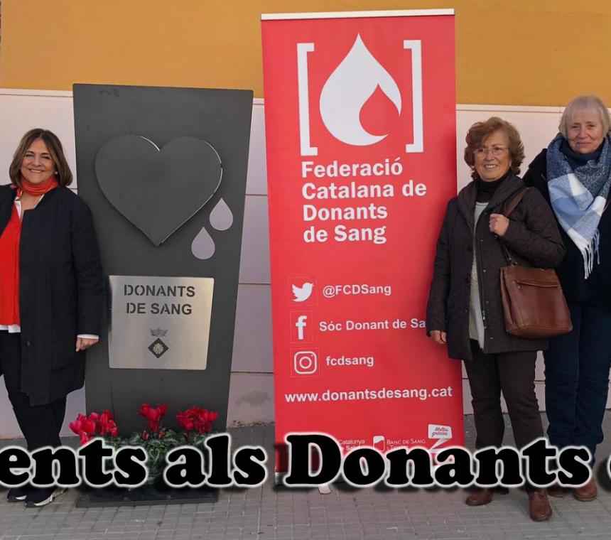 Monuments als Donants de Sang - Portada