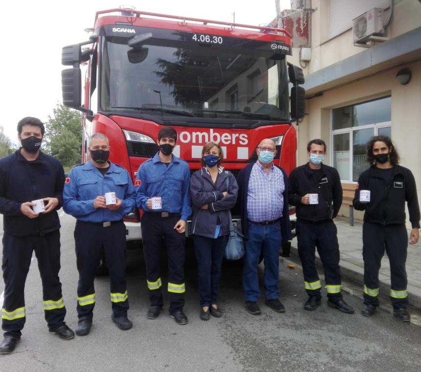 Agraïment als parcs de bombers de Granollers, Mollet del Vallès i Caldes de Montbui