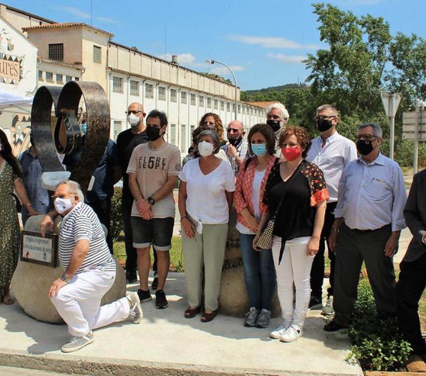 Inauguració del Monument als Donants de Sang d'Anglès