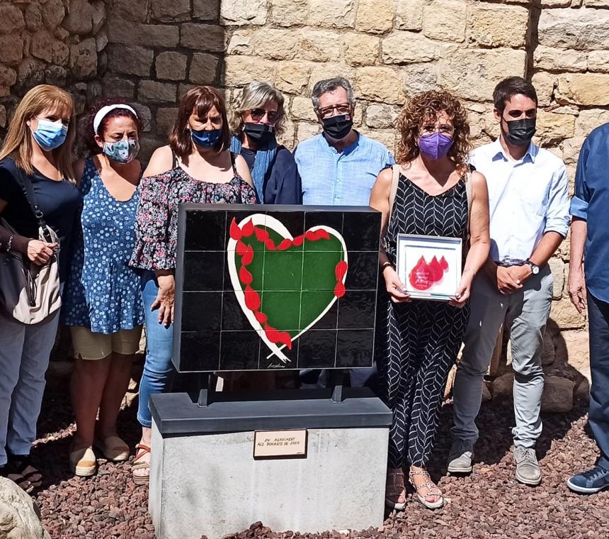 Inauguració d'un nou Monument als Donants de Sang a Breda (La Selva)