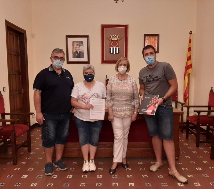 Responsables de l'ADS Osona es reuniren amb l'alcalde de Sant Quirze de Besora