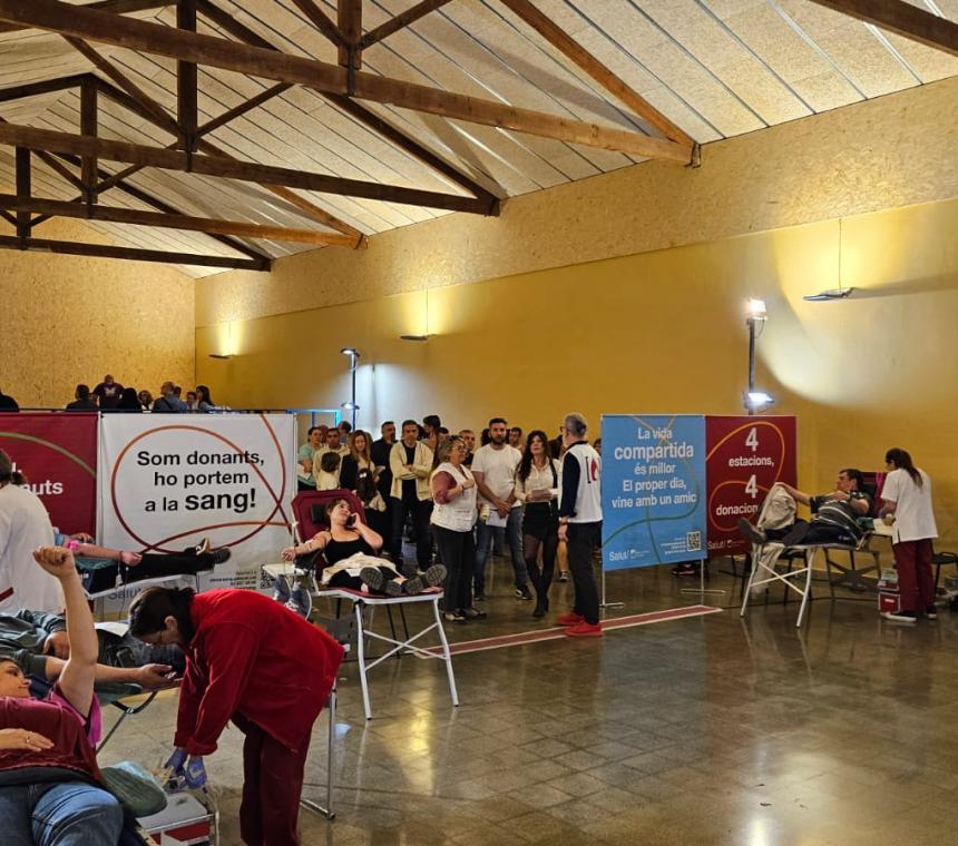 Sala donació Marató de Tortosa