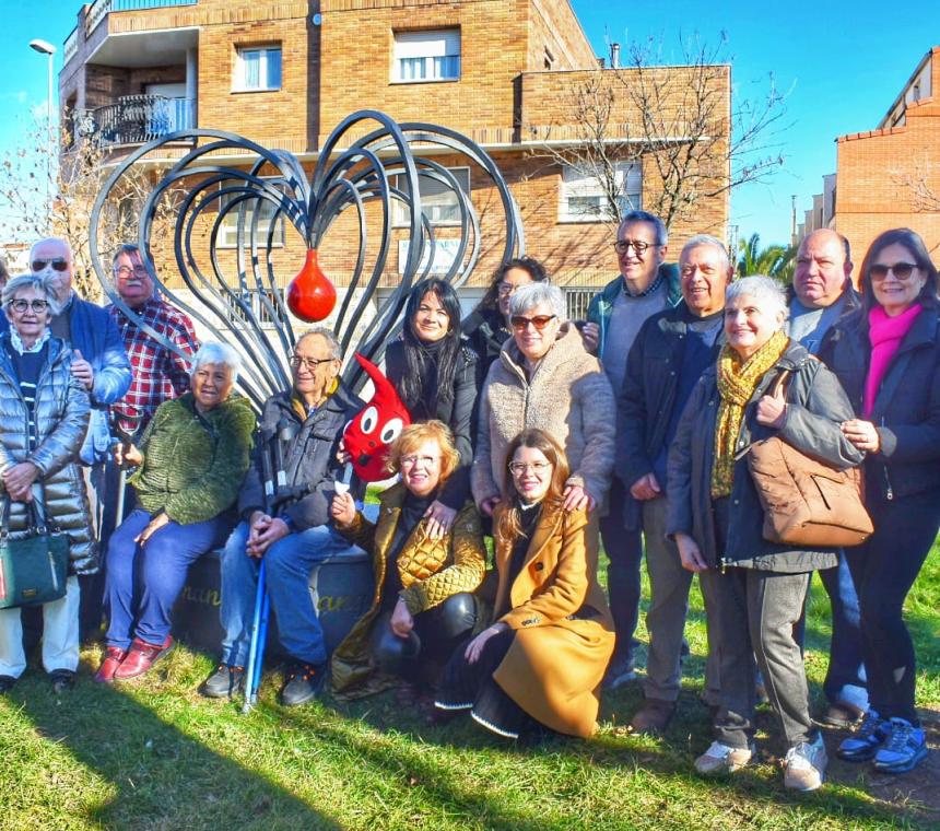 INAUGURACIÓ DEL MONUMENT ALS DONANTS DE SANG DE MOLLERUSSA