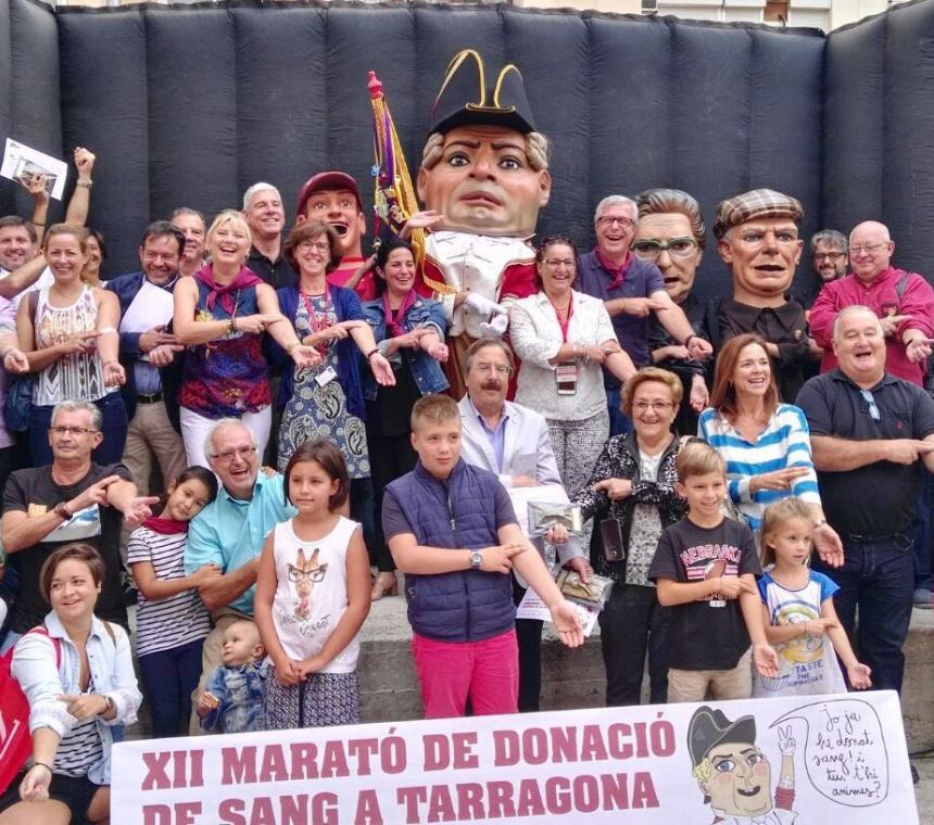 ÉXITO ROTUNDO DE DONACIONES DE SANGRE EN EL MARATÓN DE TARRAGONA!