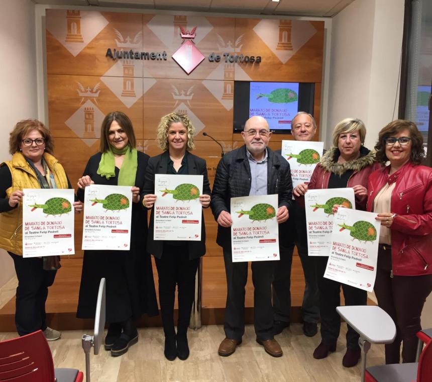 TORTOSA COMENÇA A ESCALFAR MOTORS PER LA MARATÓ DE DONANTS DE SANG!