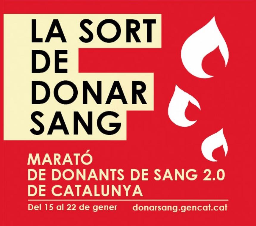 TE ESPERAMOS EN EL MARATÓN DE DONANTES DE SANGRE 2.0 DE CATALUNYA!