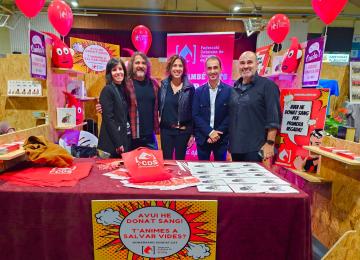 L’ASSOCIACIÓ DE DONANTS DE SANG DE L'URGELL PARTICIPA AL "FIRA CUIDA'T"