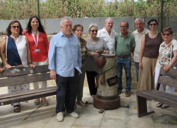 Font-rubí inaugura un Monument als Donants de Sang