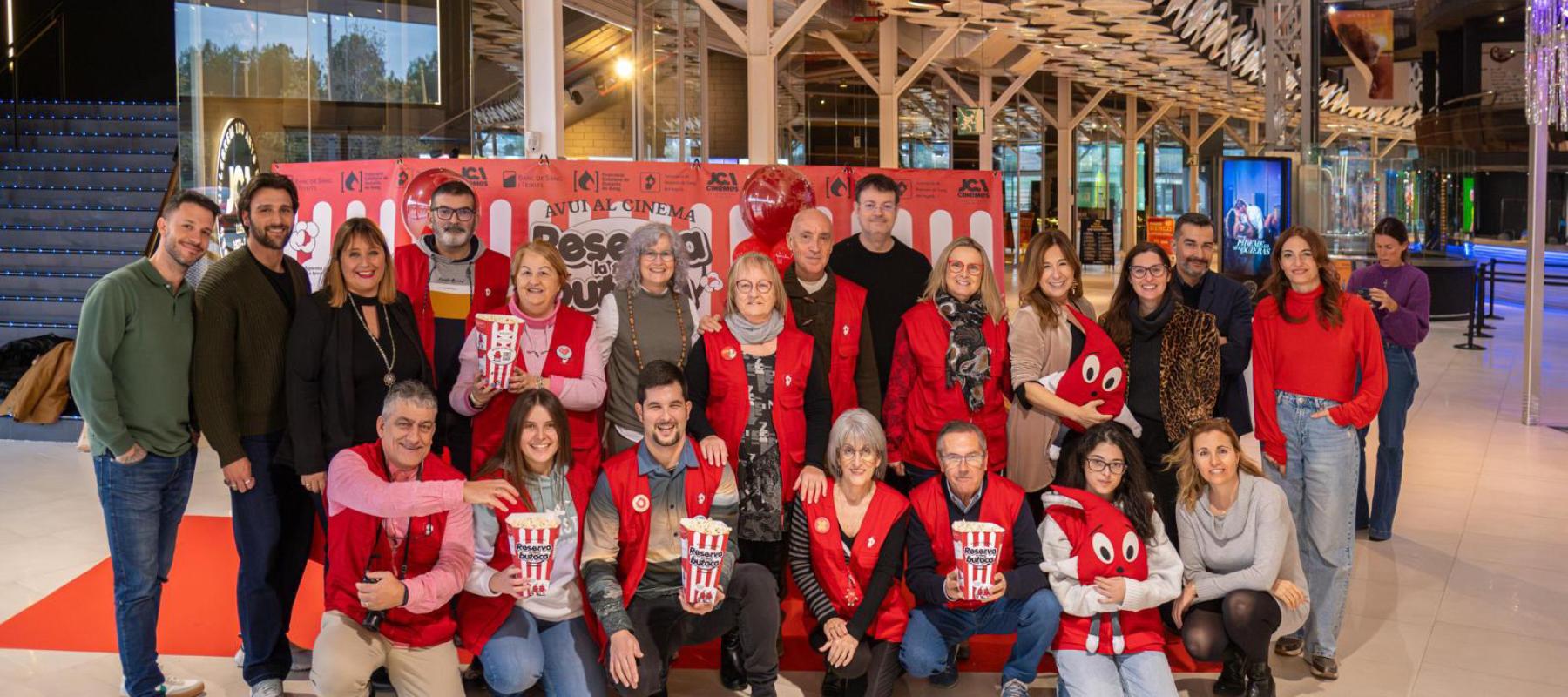 CAMPANYA AL CINEMA PER PROMOURE EL VOLUNTARIAT SOCIAL, L’ASSOCIACIONISME I LA DONACIÓ DE SANG