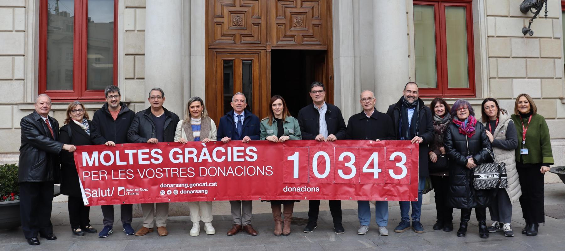 ÈXIT DE PARTICIPACIÓ A LA MARATÓ DE DONANTS DE SANG DE CATALUNYA I NOUS REPTES DE FUTUR