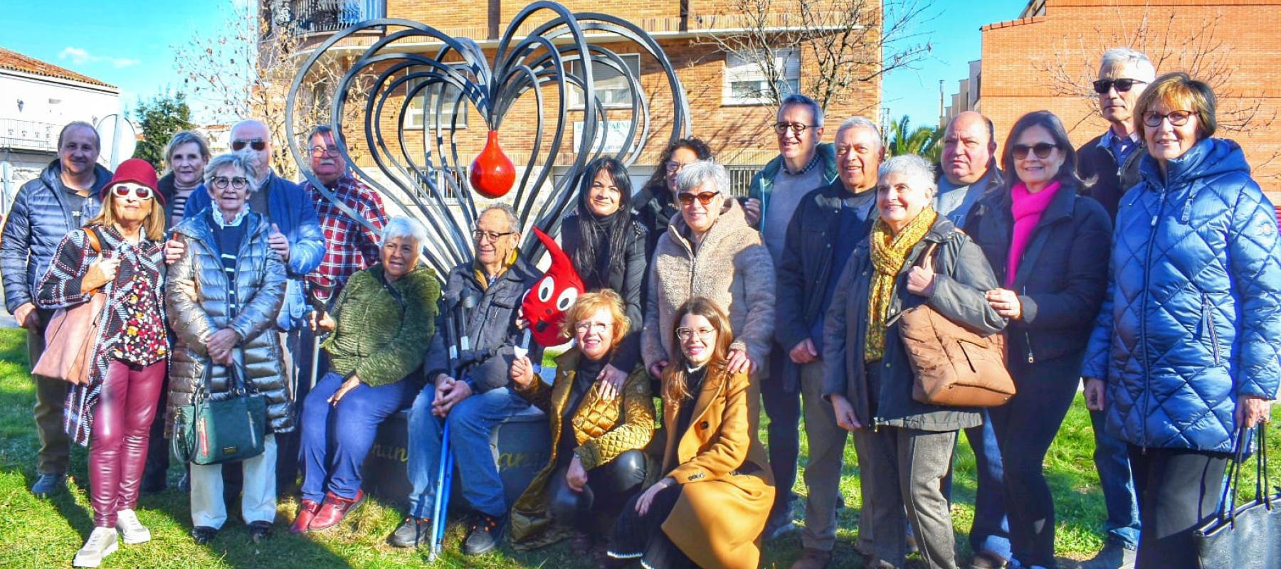 INAUGURACIÓ DEL MONUMENT ALS DONANTS DE SANG DE MOLLERUSSA